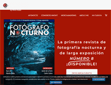 Tablet Screenshot of fotografonocturno.com